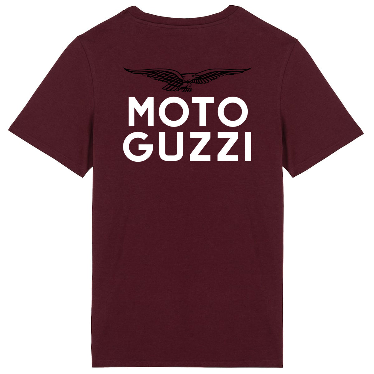 T-shirt bordeaux Moto Guzzi Italia