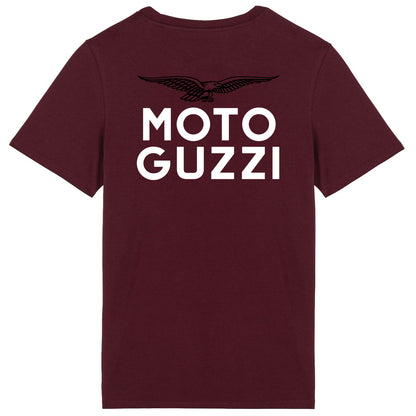 T-shirt bordeaux Moto Guzzi Italia