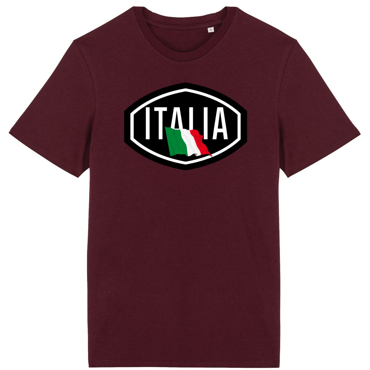 T-shirt bordeaux Moto Guzzi Italia