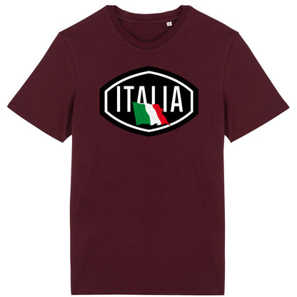 T-shirt bordeaux Moto Guzzi Italia