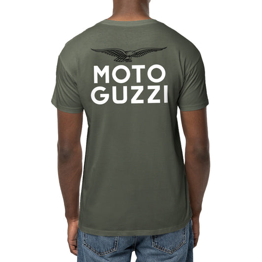 T-shirt kaki Moto Guzzi Italia