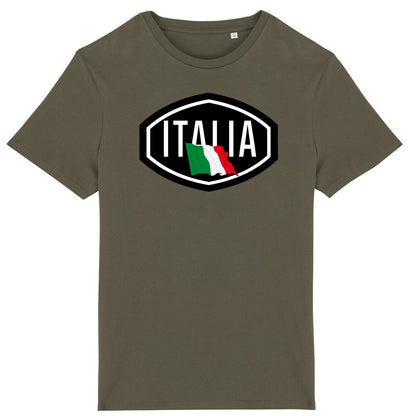 T-shirt kaki Moto Guzzi Italia