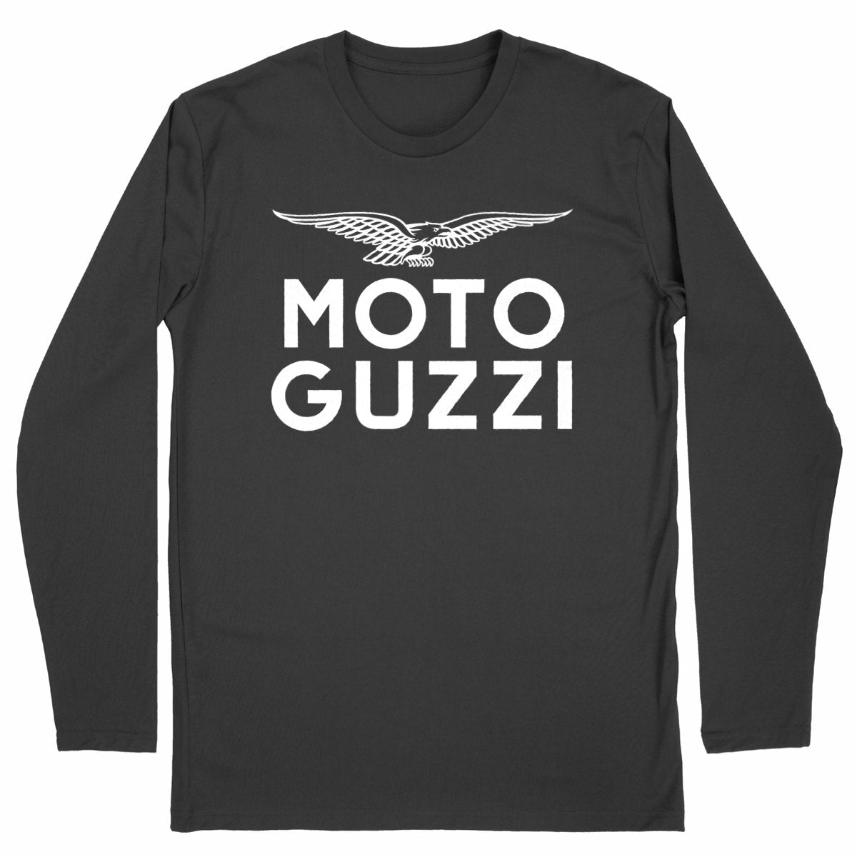 T-shirt noir manches longues Moto Guzzi Italia