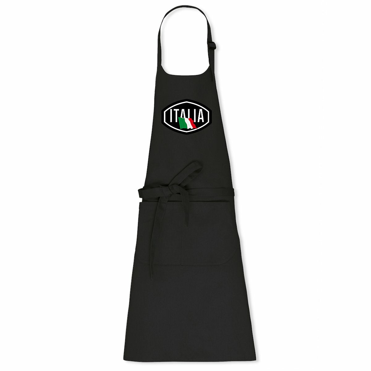 Tablier de cuisine noir Italia
