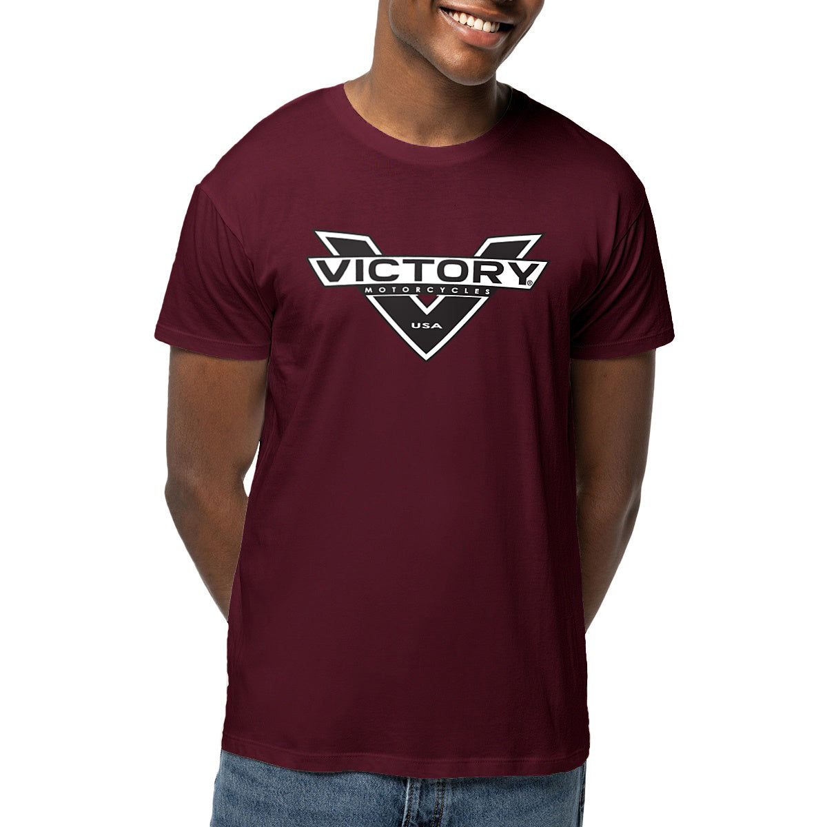 T-shirt logo Victory Motorcycles