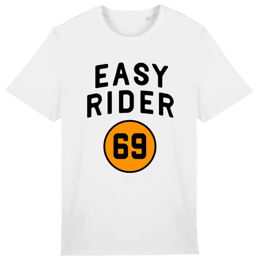 T-shirt blanc unisexe Easy Rider 69