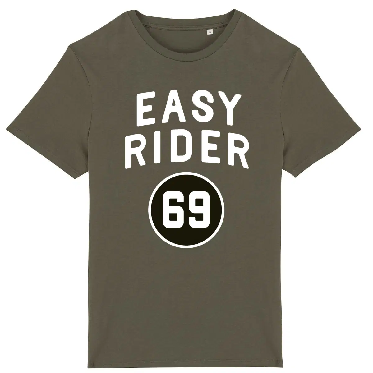 T-shirt kaki unisexe Easy Rider 69