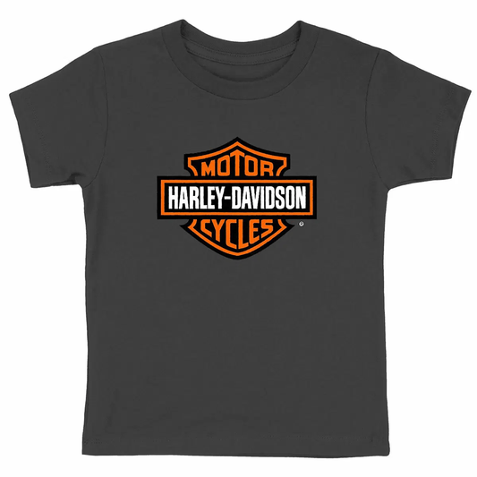 T-shirt épais Enfant logo Harley-Davidson • Vêtement coton bio • Culture Moto