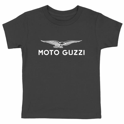T-shirt épais Enfant logo Moto Guzzi • Vêtement coton bio • Culture Moto