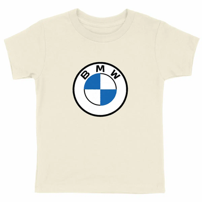 T-shirt épais Enfant logo BMW • Vêtement coton bio • Culture Moto