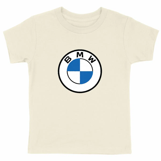 T-shirt épais Enfant logo BMW • Vêtement coton bio • Culture Moto