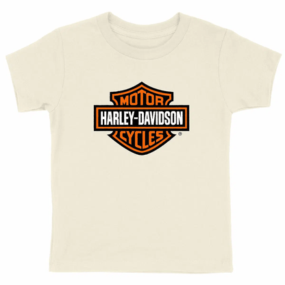 T-shirt épais Enfant logo Harley-Davidson • Vêtement coton bio • Culture Moto
