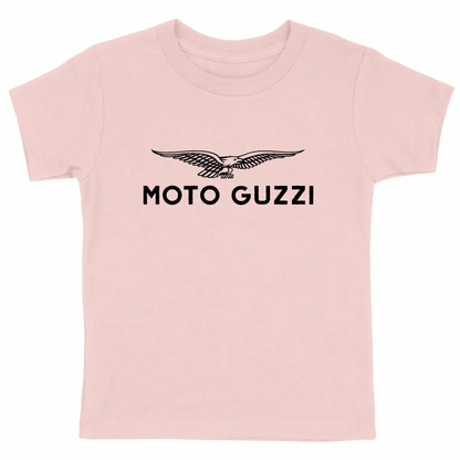 T-shirt épais Enfant logo Moto Guzzi • Vêtement coton bio • Culture Moto
