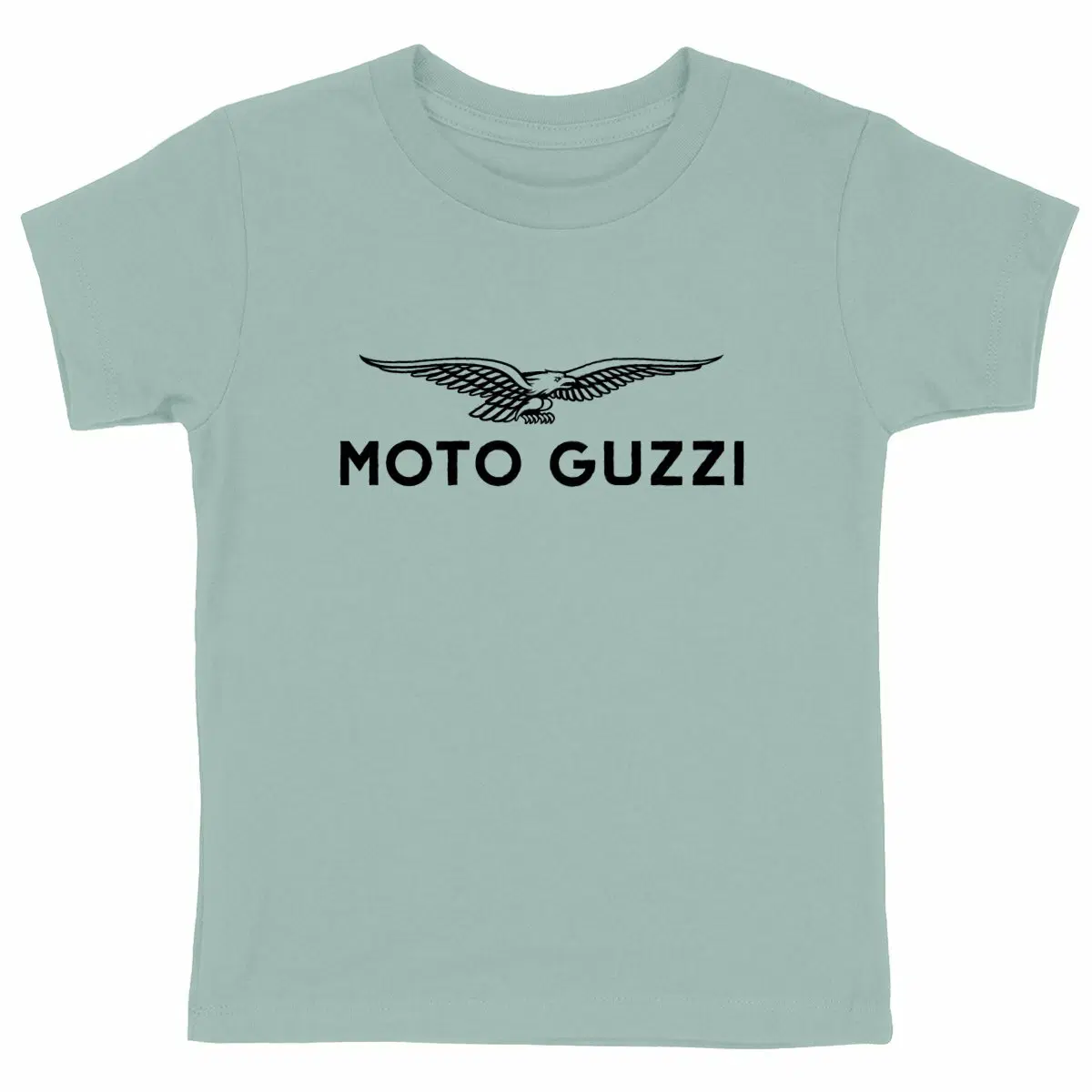 T-shirt épais Enfant logo Moto Guzzi • Vêtement coton bio • Culture Moto