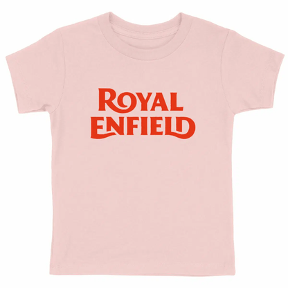 T-shirt épais Enfant logo Royal Enfield • Vêtement coton bio • Culture Moto