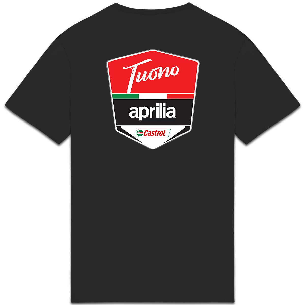 T-shirt noir manches courtes Aprilia Tuono