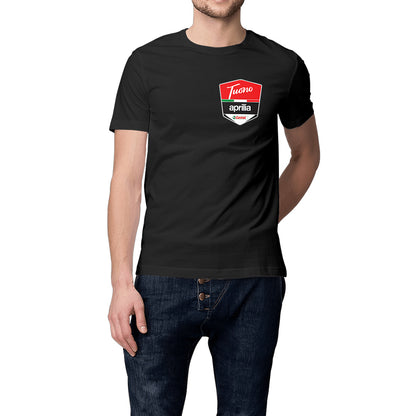 T-shirt noir manches courtes Aprilia Tuono
