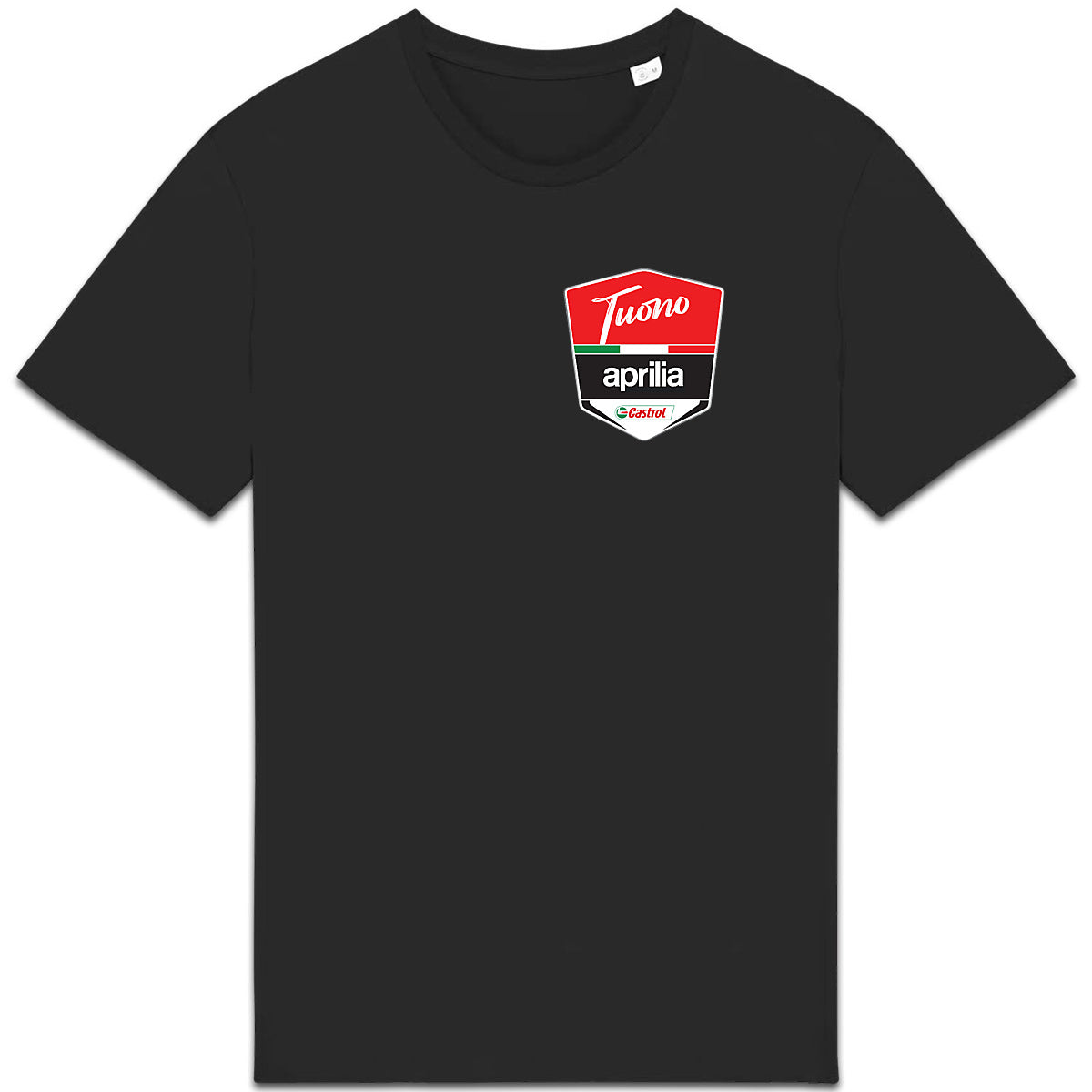 T-shirt noir manches courtes Aprilia Tuono