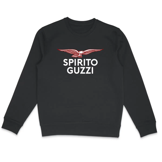 Sweat-shirt Moto Guzzi Spirito Guzzi • Vêtement coton bio • Culture Moto