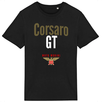 T-shirt noir manches courtes Moto Morini Corsaro GT