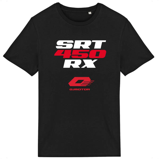 T-shirt noir manches courtes QJ Motor SRT 450 RX