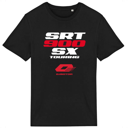 T-shirt noir manches courtes QJ Motor SRT 900 SX Touring