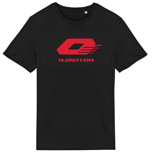 T-shirt noir manches courtes QJ Motor 