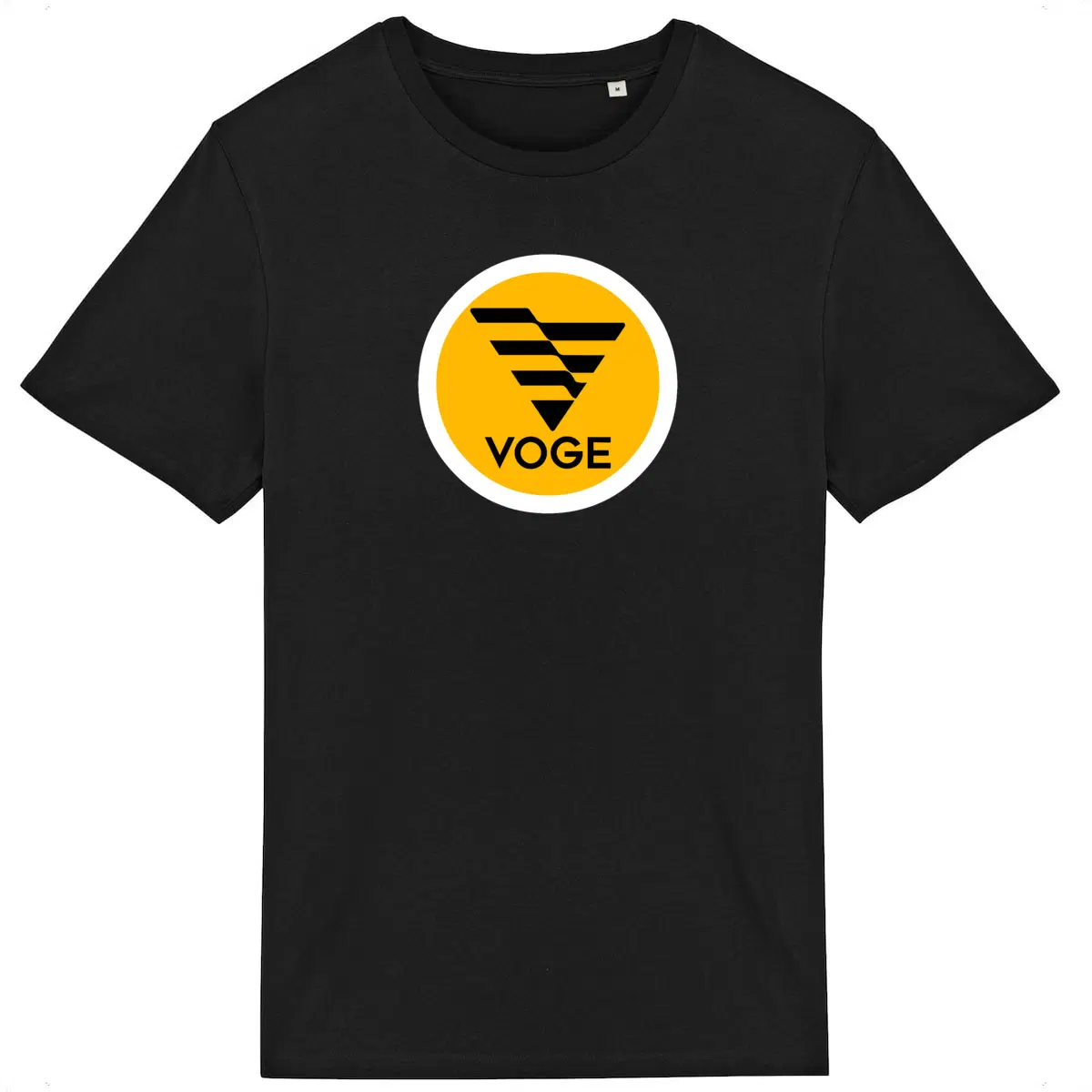 T-shirt unisexe Voge face et dos • Vêtement coton bio • Culture Moto