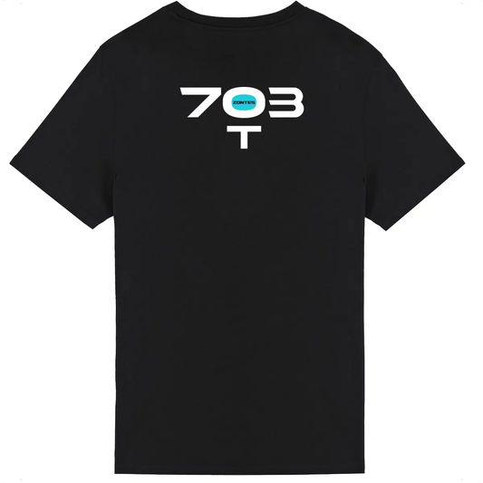 T-shirt unisexe Zontes 703 T face et dos • Vêtement coton bio • Culture Moto