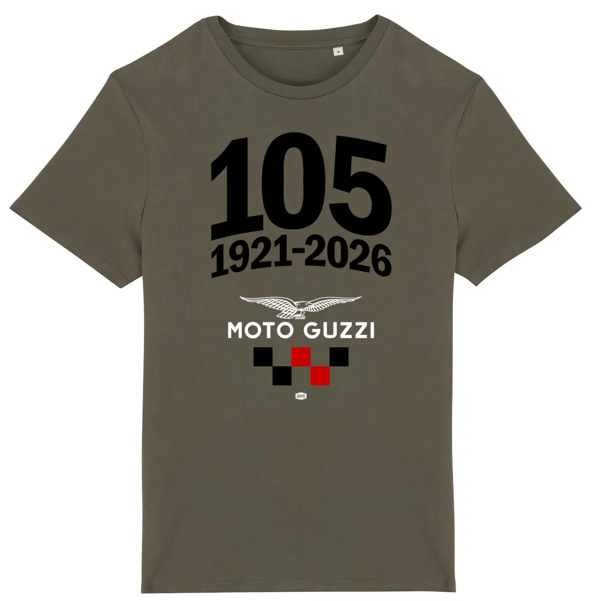 T-shirt manches courtes Moto Guzzi 105 Years 1921-2026