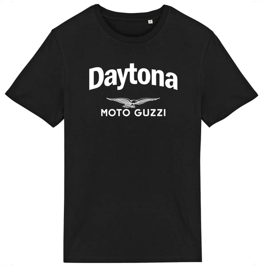 T-shirt noir manches courtes Moto Guzzi Daytona
