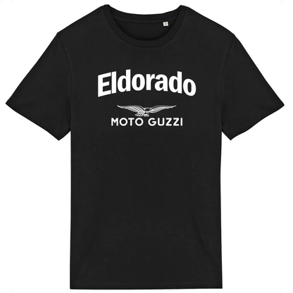T-shirt noir manches courtes Moto Guzzi Eldorado