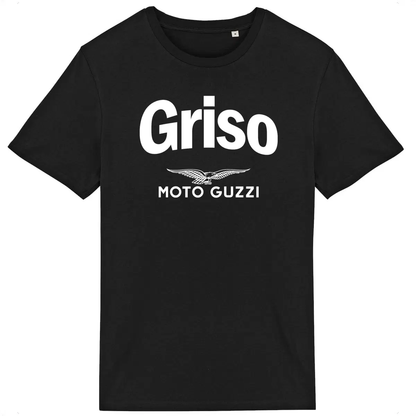 T-shirt noir manches courtes Moto Guzzi Griso