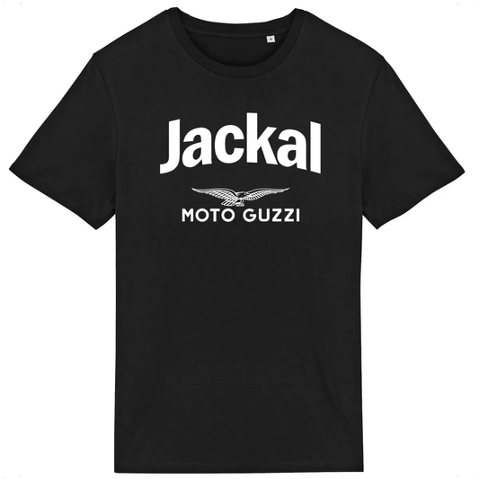 T-shirt noir manches courtes Moto Guzzi Jackal