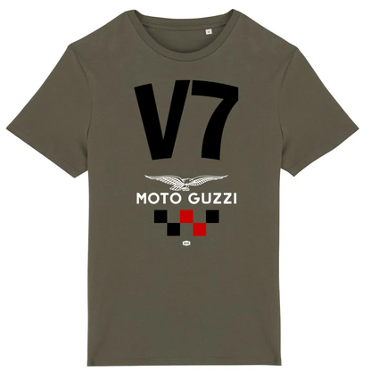 T-shirt manches courtes Moto Guzzi V7