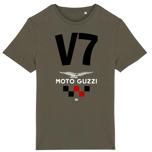 T-shirt manches courtes Moto Guzzi V7