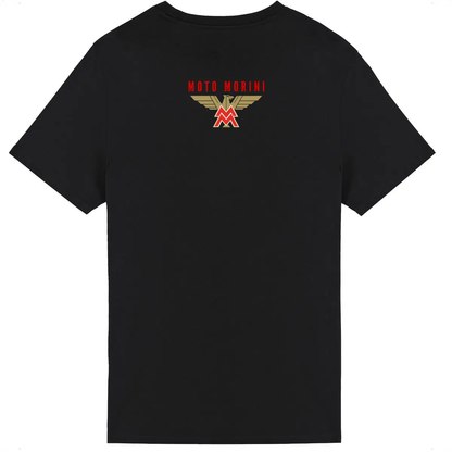 T-shirt noir manches courtes Moto Morini 