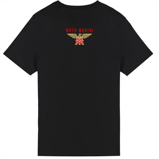 T-shirt noir manches courtes Moto Morini 