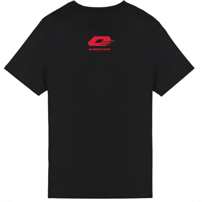 T-shirt unisexe QJ Motor face et dos • Vêtement coton bio • Culture Moto