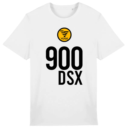 T-shirt unisexe Voge DS900X face et dos • Vêtement coton bio • Culture Moto