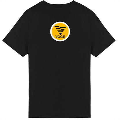 T-shirt unisexe Voge DS800X Rally face et dos • Vêtement coton bio • Culture Moto