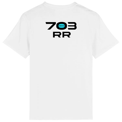 T-shirt unisexe Zontes 703 RR face et dos • Vêtement coton bio • Culture Moto
