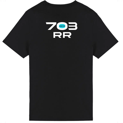 T-shirt unisexe Zontes 703 RR face et dos • Vêtement coton bio • Culture Moto