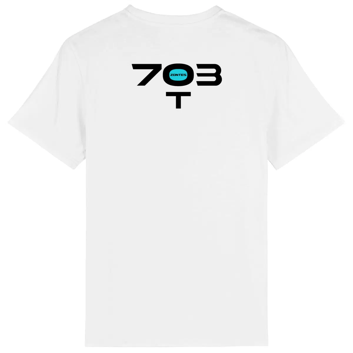 T-shirt unisexe Zontes 703 T face et dos • Vêtement coton bio • Culture Moto