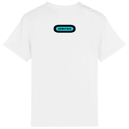 T-shirt unisexe Zontes face et dos • Vêtement coton bio • Culture Moto