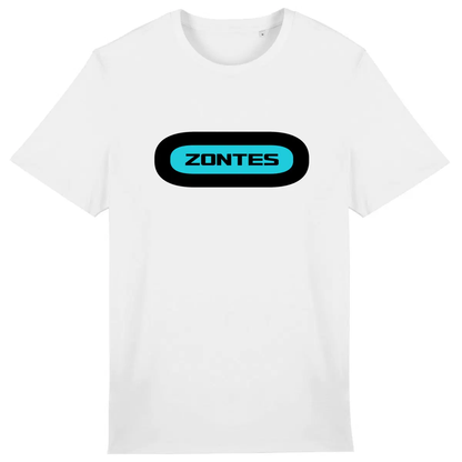 T-shirt unisexe Zontes face et dos • Vêtement coton bio • Culture Moto