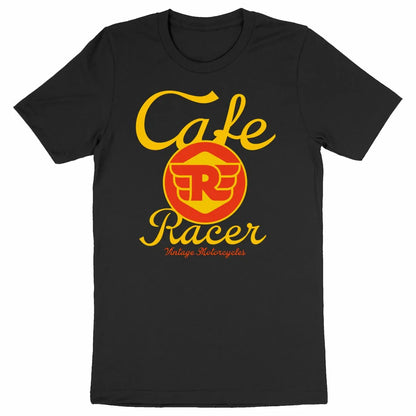 0924RoyalEnfieldCafeRacer-T-shirtnoirunisexe - CultureMoto