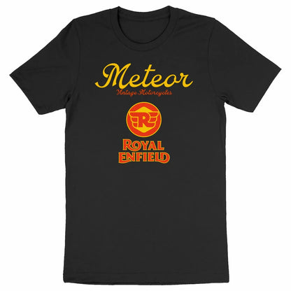 0924RoyalEnfieldMeteor-T-shirtnoirunisexe - CultureMoto