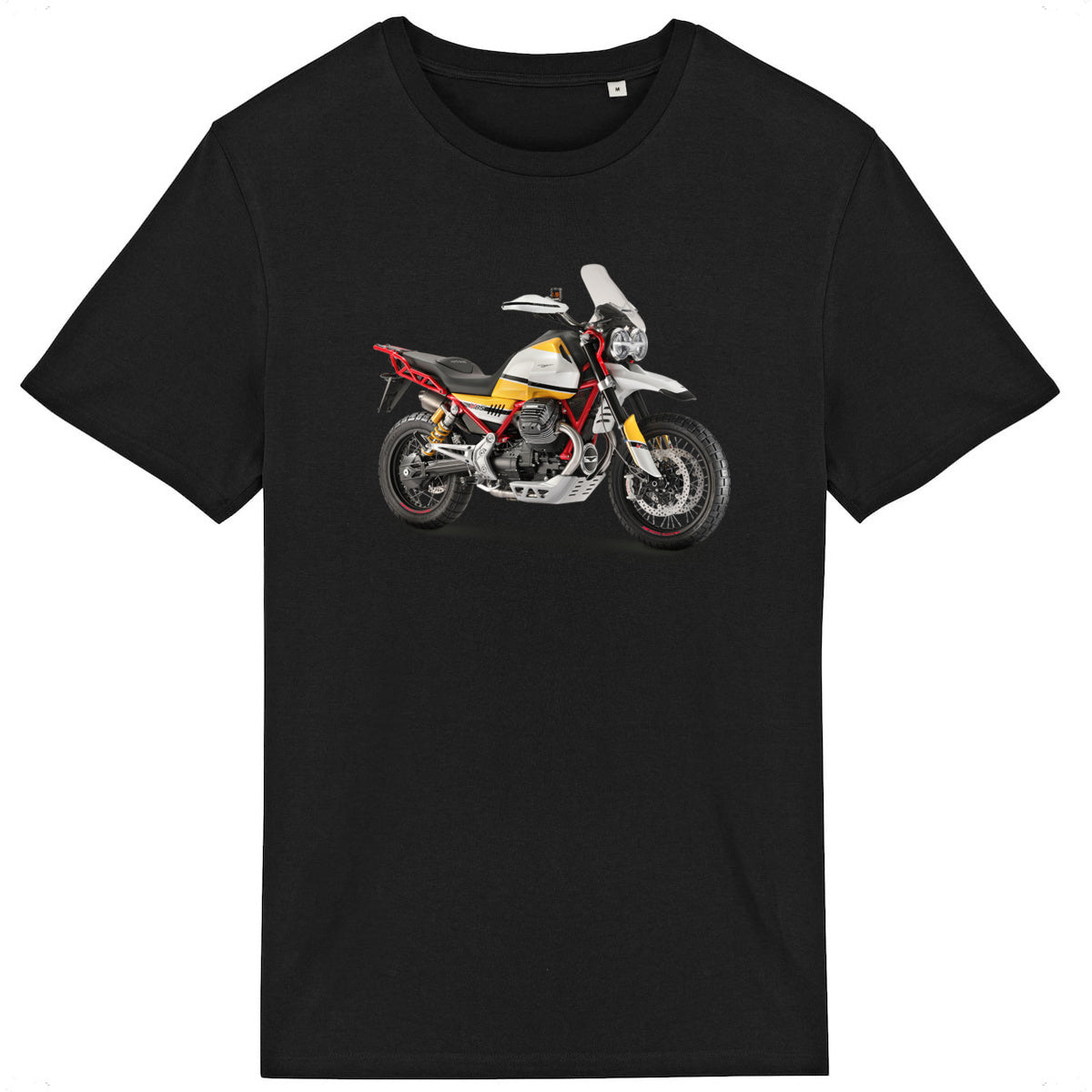 T-shirt noir manches courtes I just need a Moto Guzzi