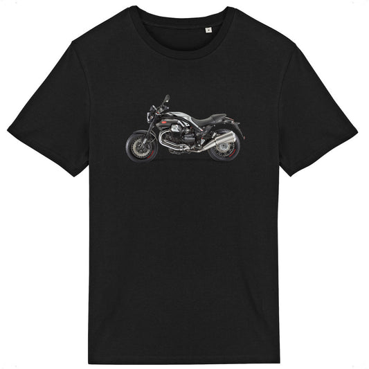 T-shirt noir manches courtes I just need a Moto Guzzi